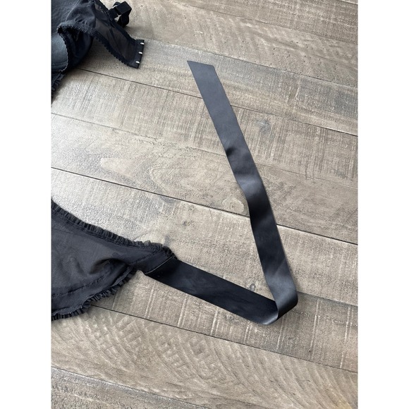 Victoria's Secret Sexy Little Things mesh black crystal lingerie - Picture 10 of 12